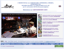 Tablet Screenshot of cartoonevent.com